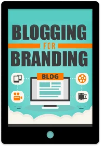 Blogging For Branding E-Book Cover