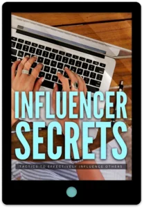 Influencer Secrets E-Book Cover