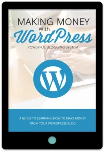 Making Money With WordPress E-Book Cover