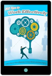 202 Tips To Work Effectively E-Book Cover