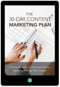 30-Day Content Marketing Plan E-Book Cover