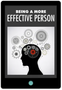 Being A More Effective Person E-Book Cover