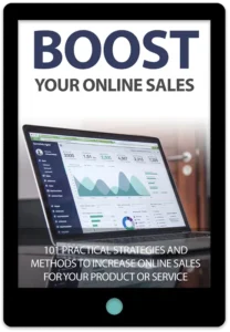 Boost Your Online Sales E-Book Cover