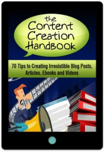 Content Creation Handbook E-Book Cover