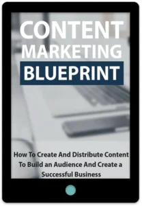 Content Marketing Blueprint E-Book Cover
