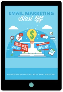 Email Marketing Blast Off E-Book Cover