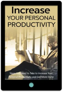 Increase Your Personal Productivity E-Book Cover