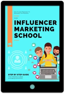 Influencer Marketing School E-Book Cover