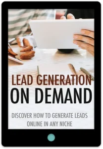 Lead Generation On Demand E-Book Cover