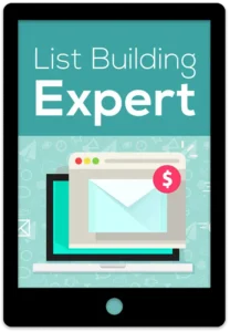 List Building Expert E-Book Cover