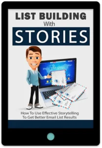 List Building With Stories E-Book Cover
