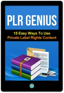 PLR Genius E-Book Cover