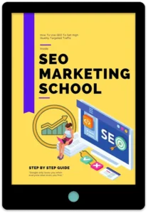 SEO Marketing School E-Book Cover