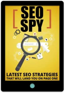 SEO Spy E-Book Cover