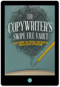 The Copywriters Swipe File Vault E-Book Cover