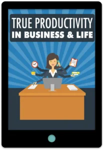 True Productivity In Business And Life E-Book Cover